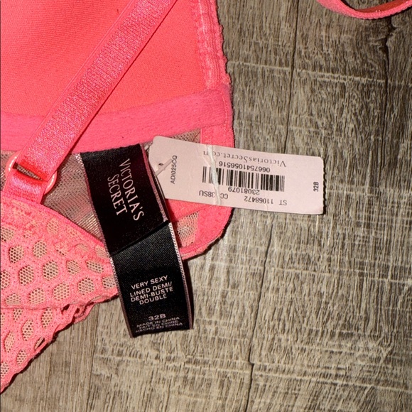 Victoria's Secret Neon Pink Lace Bustier - Picture 4 of 4